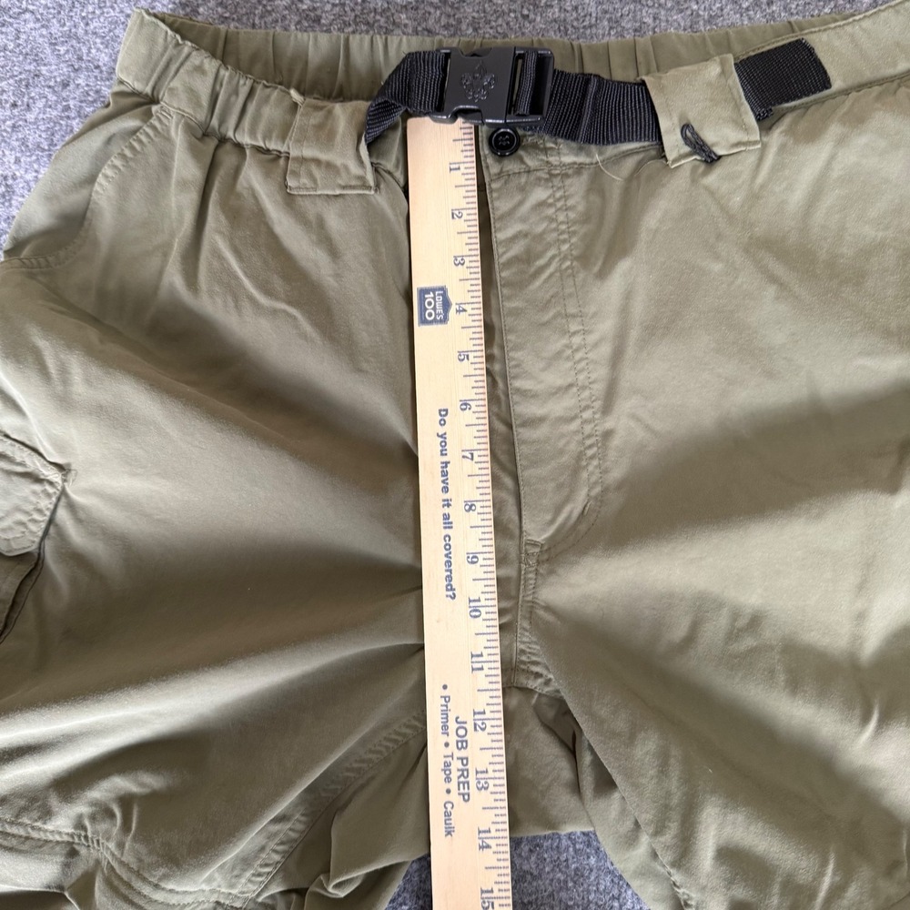 Boy Scouts Switchback Uniform Cargo Pants Mens Large 36x29 Green Convertible - Picture 6 of 8